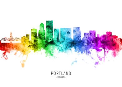 Portland Oregon Skyline