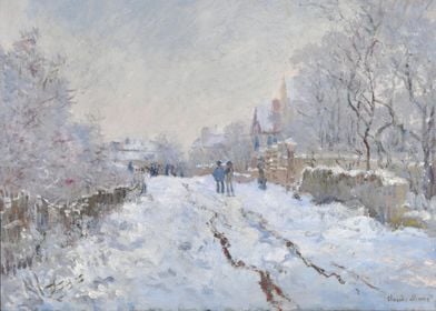 Snow Scene at Argenteuil 