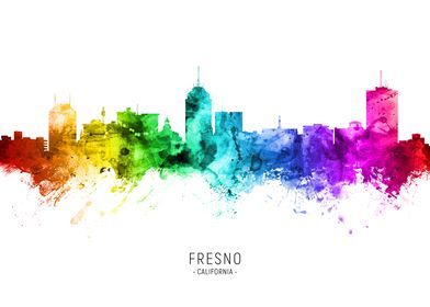 Fresno California Skyline