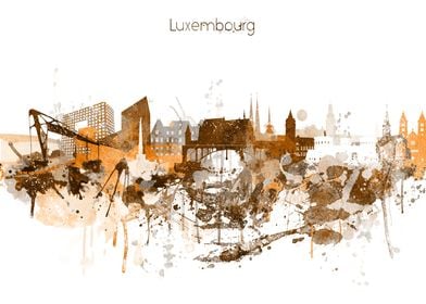 Luxembourg City Skyline 