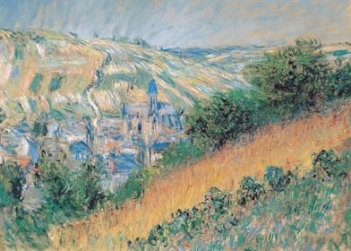 View over Vetheuil 1881