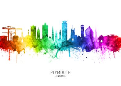 Plymouth England Skyline