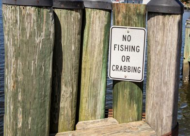 No Fishin on Pier