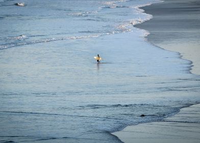 Lone Surfer Fistral beach
