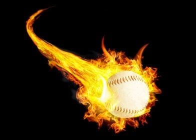 Baseball fire