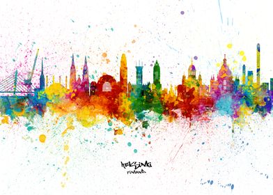 Helsinki Finland Skyline