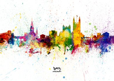 Bath England Skyline