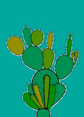 Green Cactus Plant