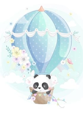 Watercolor Panda