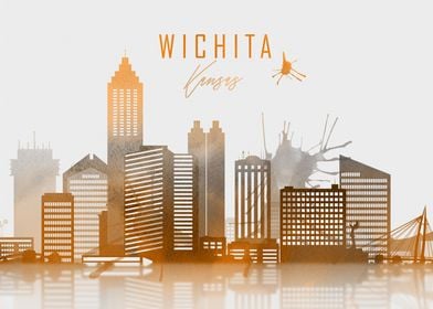 Wichita Kansas Skyline