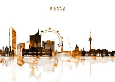 Vienna Austria Skyline