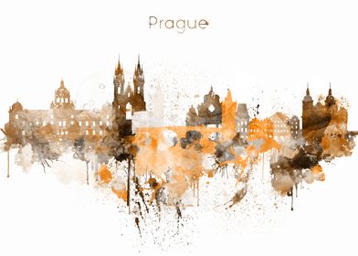 Prague Skyline 