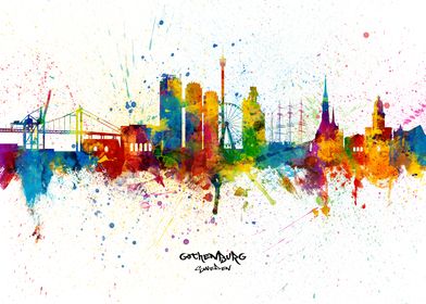 Gothenburg Sweden Skyline