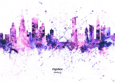 Chicago Illinois Skyline