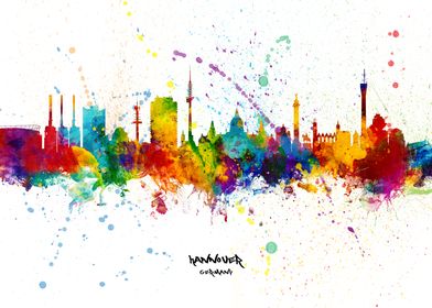 Hannover Germany Skyline