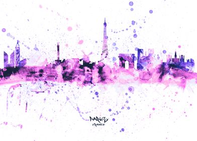 Paris France Skyline