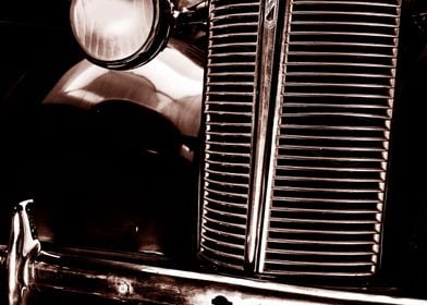 The Vintage Car Grill