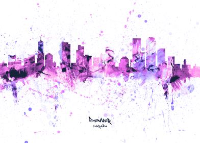 Denver Colorado Skyline