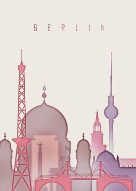 Berlin Germany Skyline