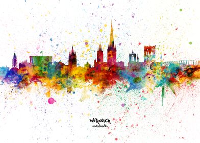 Norwich England Skyline