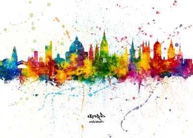Oxford England Skyline