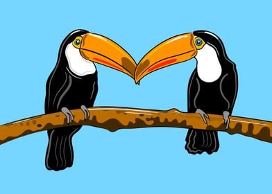 Kissing Toucans