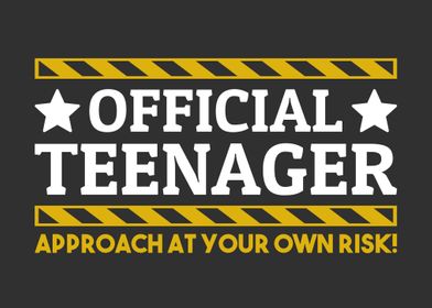 Offical Teenager Sign