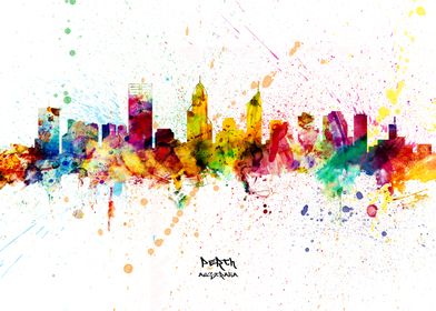 Perth Australia Skyline