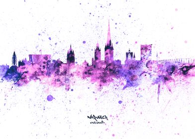 Norwich England Skyline