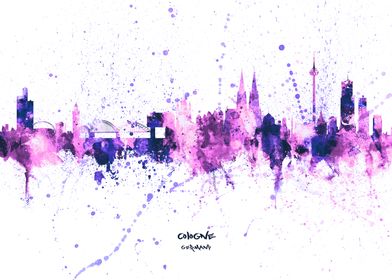 Cologne Germany Skyline