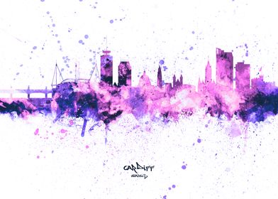 Cardiff Wales Skyline