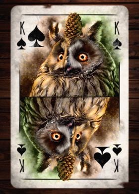 Spades Lunatic Owl King