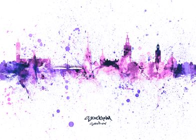 Stockholm Sweden Skyline