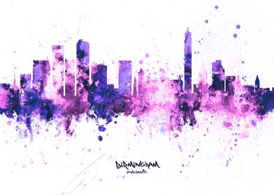 Birmingham England Skyline