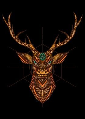 Mandala Deer 