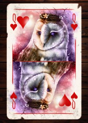 Hearts Charming Owl Queen