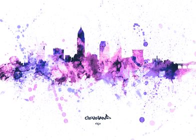 Cleveland Ohio Skyline