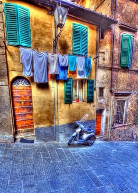 Washday in Siena