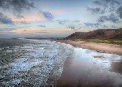 Dusk at Rhossili Bay