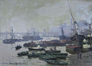 Boats in the Port of Londo