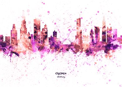 Chicago Illinois Skyline