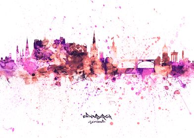 Edinburgh Scotland Skyline