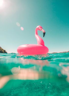 Inflatable Flamingo