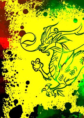 dragon popart