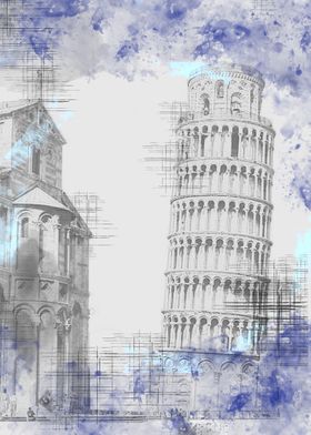 Leaning tower Pisa