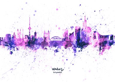 Vilnius Lithuania Skyline