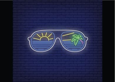 The Beach sun glass