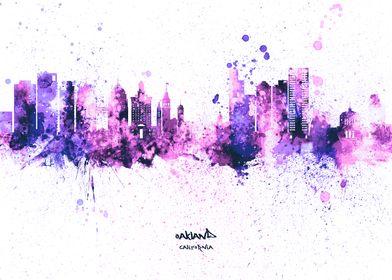 Oakland California Skyline