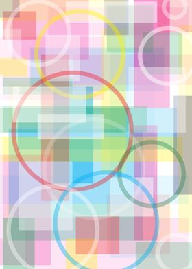 Abstract geometric art