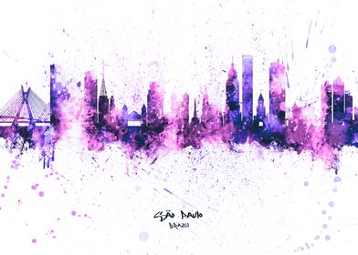 Sao Paulo Brazil Skyline